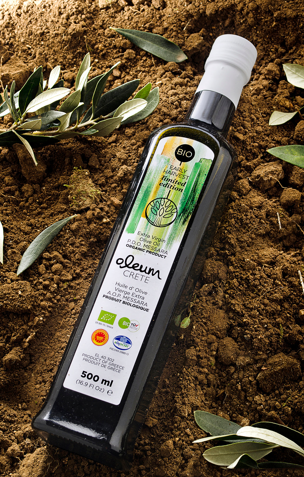 Oleum Crete Organic Early Harvest Olive Oil 500ml